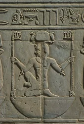 Detail eines Reliefs